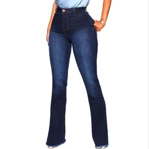 Fashion Nova high rise flare jeans.